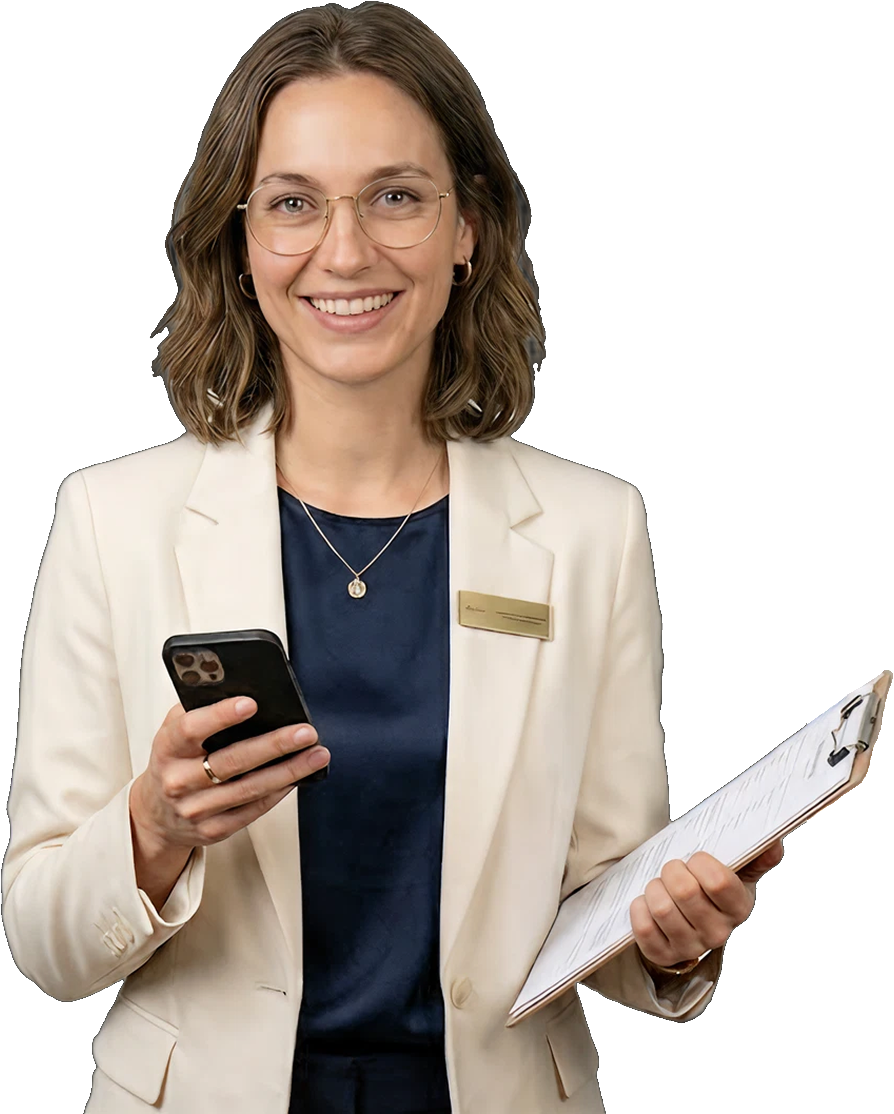 Real estate agent running lead follow-up on CampaignHQ
